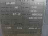 SOLD: Used Aplex MA-40M Triplex Pump