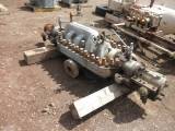 Used Sulzer Bingham 3x4x8.75A MSE Horizontal Multi-Stage Centrifugal Pump Complete Pump