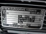 Used 1 HP Horizontal Electric Motor (Eurodrive)