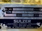 Used Sulzer Bingham 4x6x10.5C MSD Horizontal Multi-Stage Centrifugal Pump