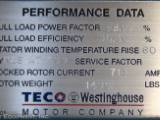 Unused Surplus 1000 HP Horizontal Electric Motor (Teco Westinghouse)