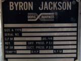 Used Byron Jackson 3x4x9 CMX Horizontal Multi-Stage Centrifugal Pump Complete Pump