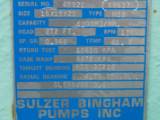 Used Sulzer Bingham 16x18x20 HSB Horizontal Single-Stage Centrifugal Pump