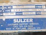 Used Sulzer Bingham 4x8x10.5C MSDD Horizontal Multi-Stage Centrifugal Pump