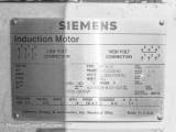 Used 1500 HP Horizontal Electric Motor (Siemens)