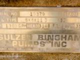 Used Sulzer Bingham 6x8x11D MSD Horizontal Multi-Stage Centrifugal Pump Bare Case