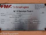 Used FMC WT2445 Triplex Pump Power End Only