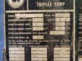 Used National J-85 MC Triplex Pump Complete Pump